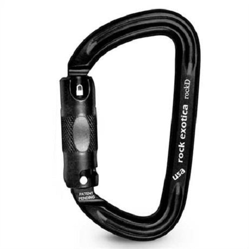 Rock Exotica RockD Auto Lock Carabiner  Black