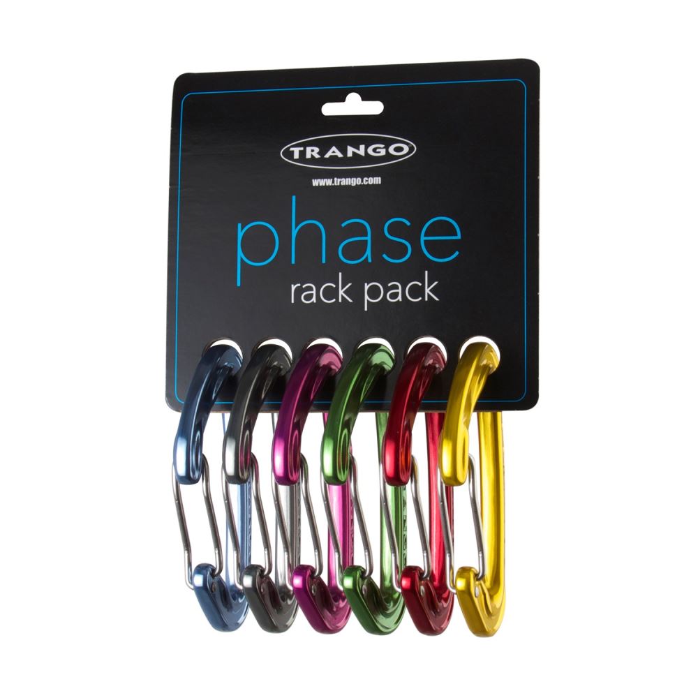 Trango Phase Rack Pack - Set of 6 Rock Climbing Cam Rack Packs