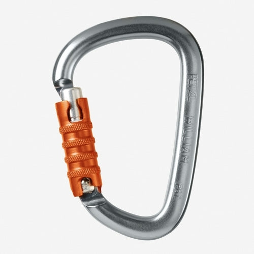 Petzl William Aluminum Triact Carabiner for Mountaineering and Climbing