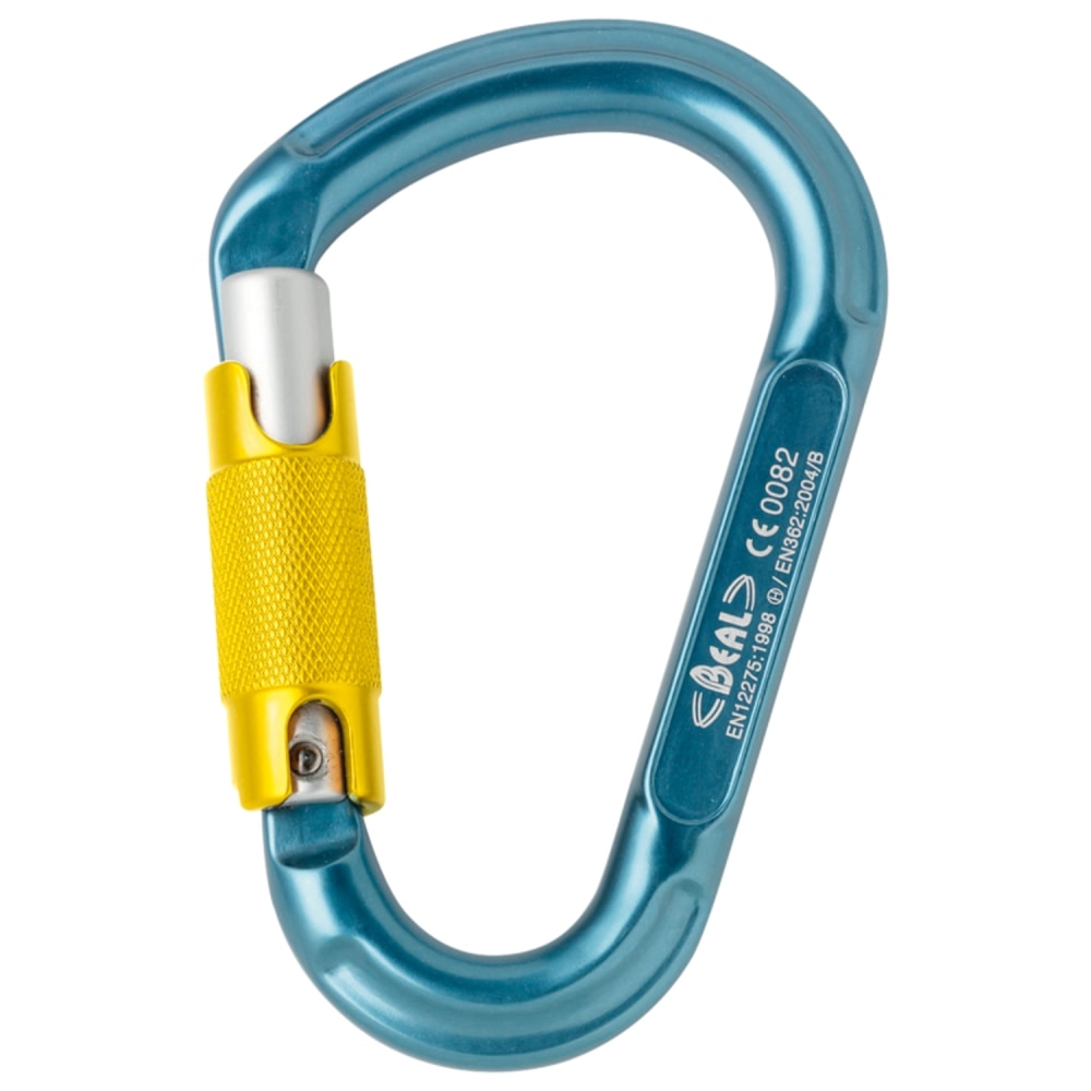 Beal Lock 3-Matic Asymmetrical Triple-Action Locking Carabiner for Climbing