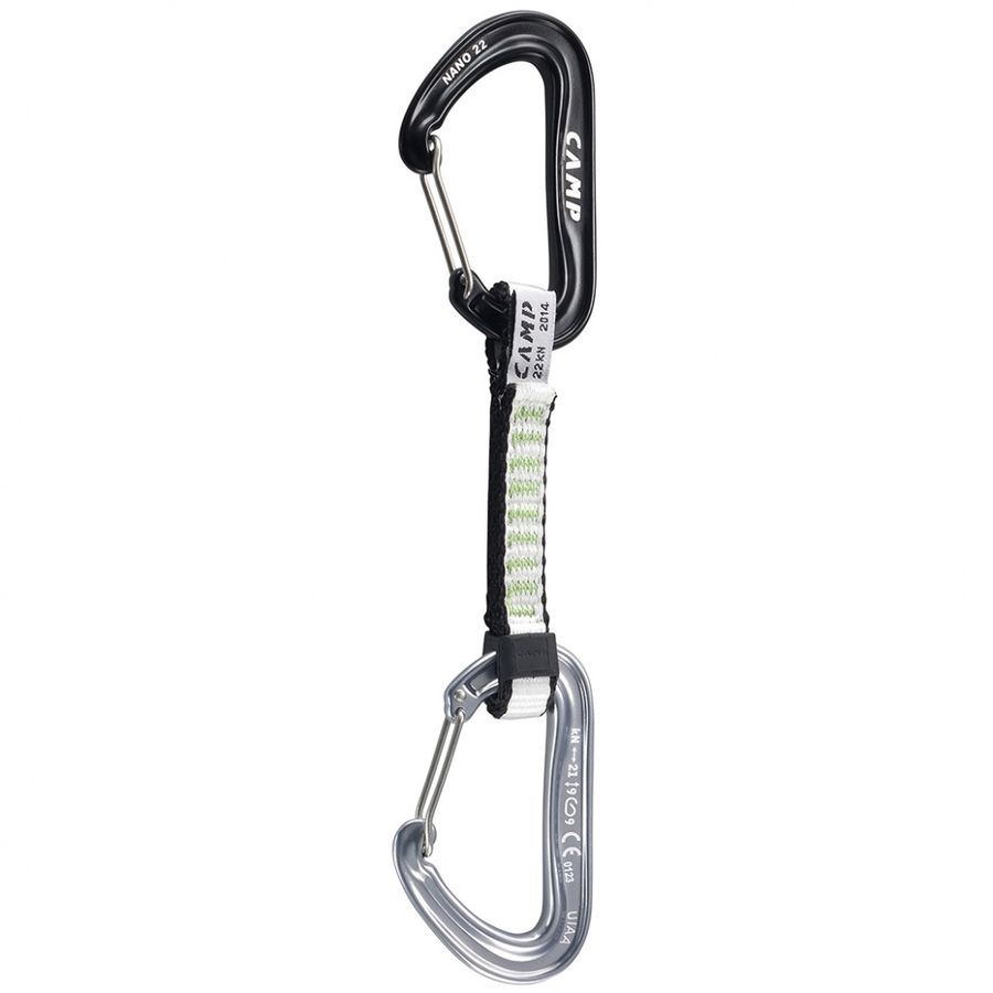Camp USA Nano 22 Express KS Quick Draw with 11cm Dyneema Dogbone for Multi - Pitch Climbing