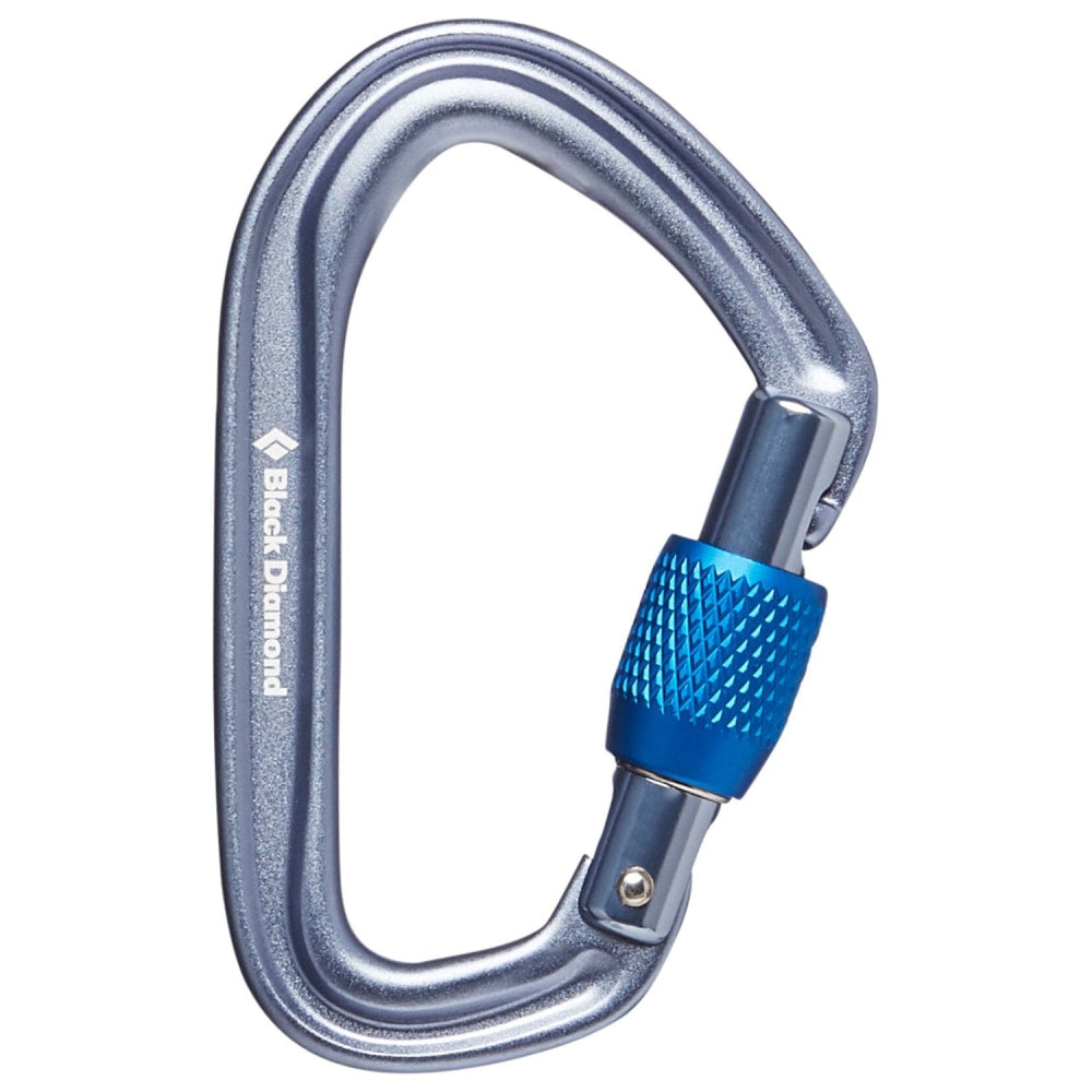 Black Diamond Hotforge Screwgate Carabiner - A High - Quality Climbing Locking Carabiner for Various Climbing Situations