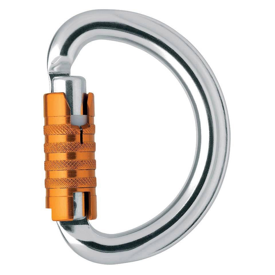 Petzl Omni Multi - Directional Triact Lock Carabiner for Climbing and Safety Equipment