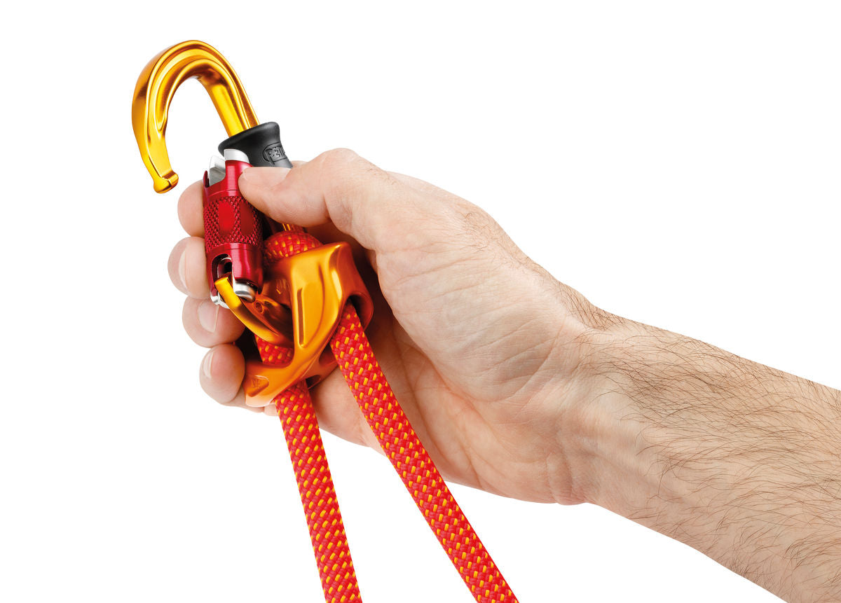 Petzl Twist Lock D-Shaped Lightweight and Compact Climbing Carabiner for Various Uses