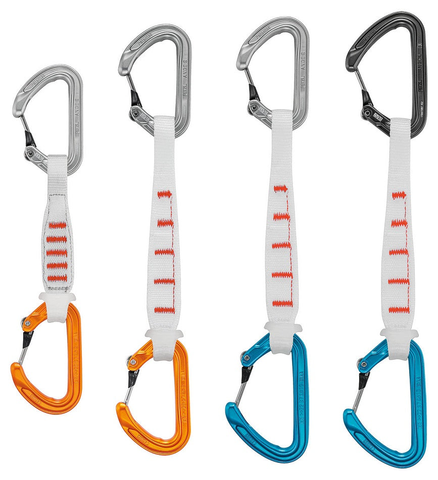 Petzl ANGE FINESSE: Ultralight & Compact Quickdraw for Alpine Climbing