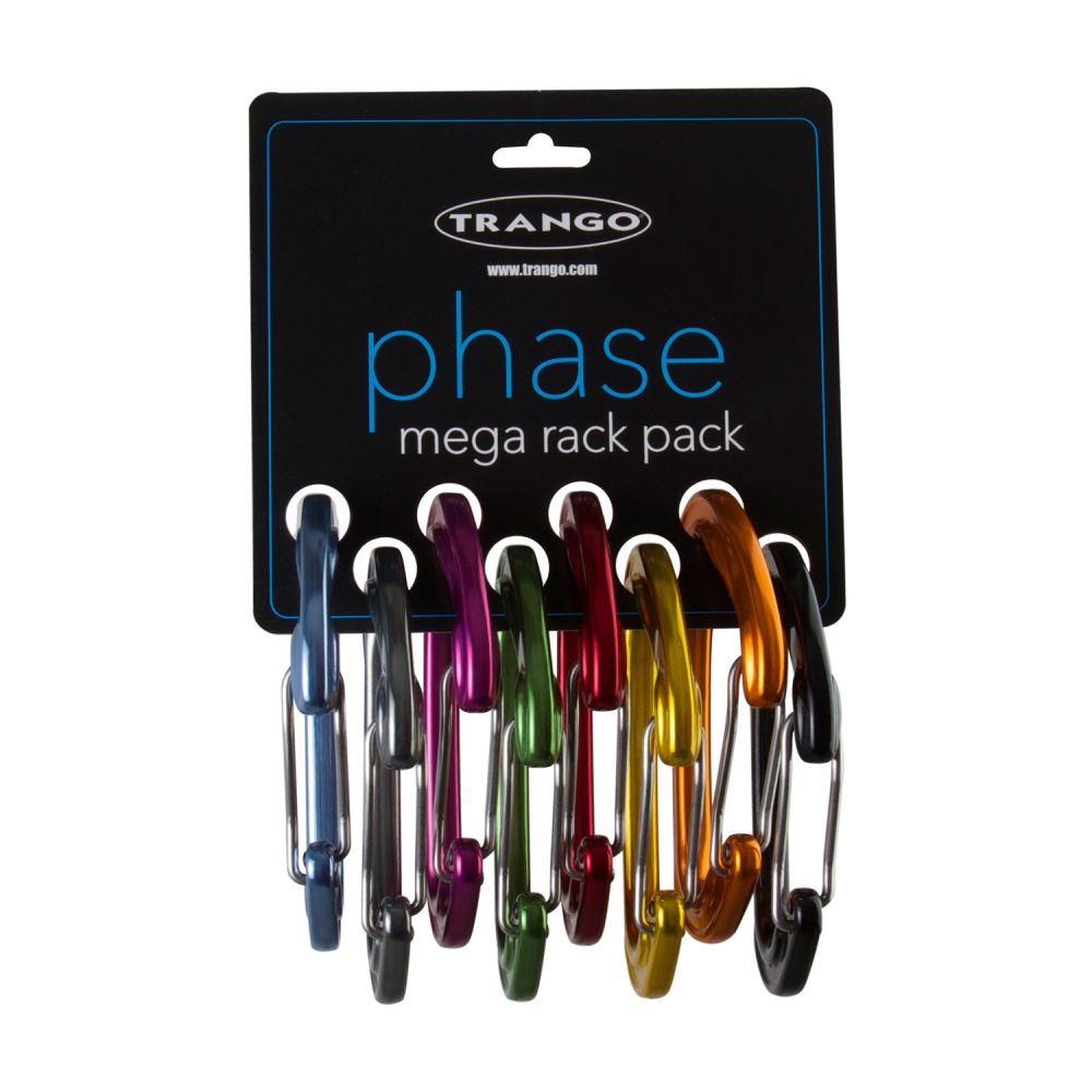 Trango 8-Pack Phase Mega Rack Pack for Easy Cam Color Matching